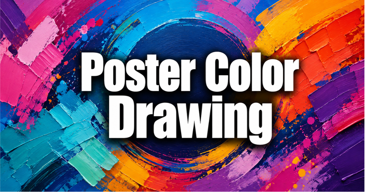 Poster Color Drawing