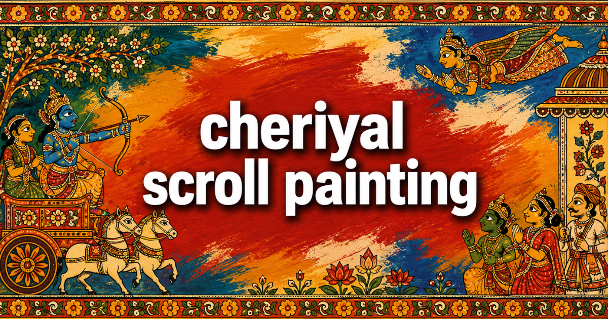 Cheriyal Scroll Painting