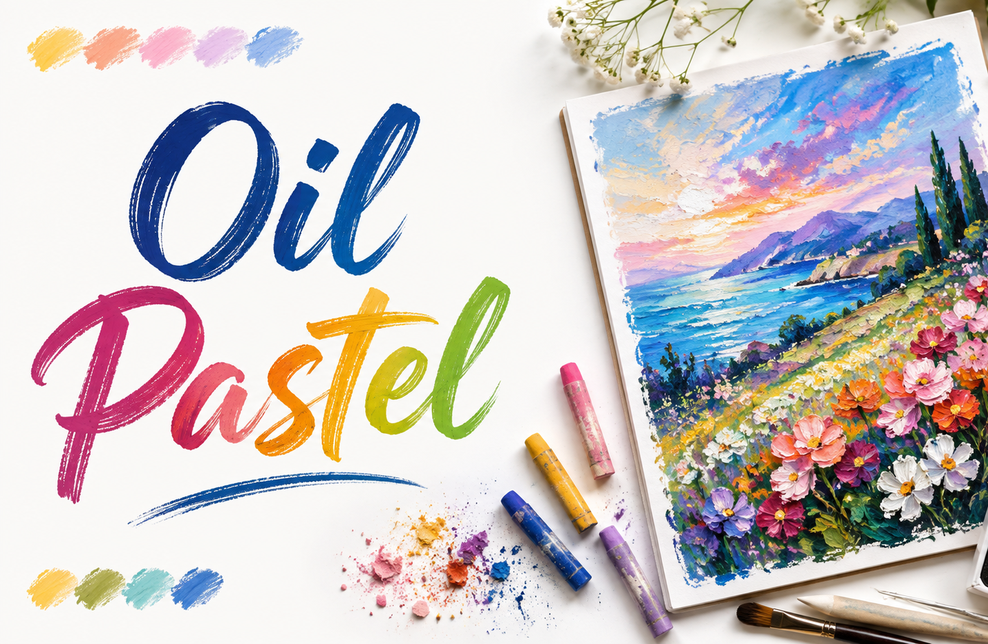 Oil Pastel Art