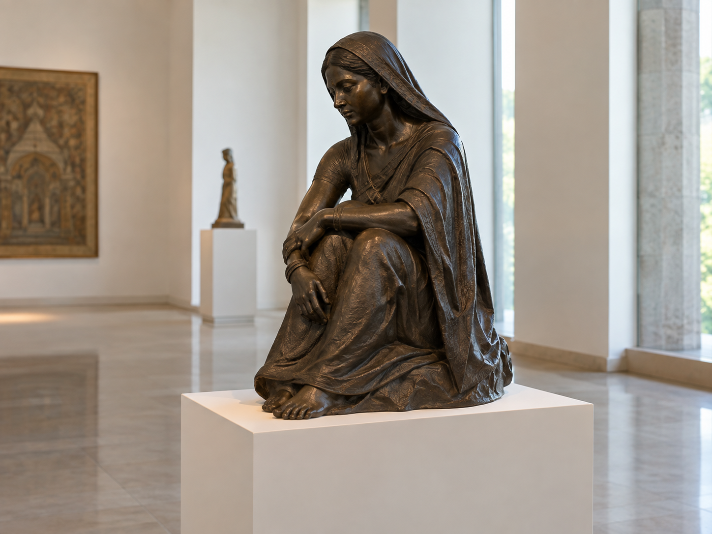 Sculpture takes center stage at this month's group show.Art Exhibitions In Mumbai