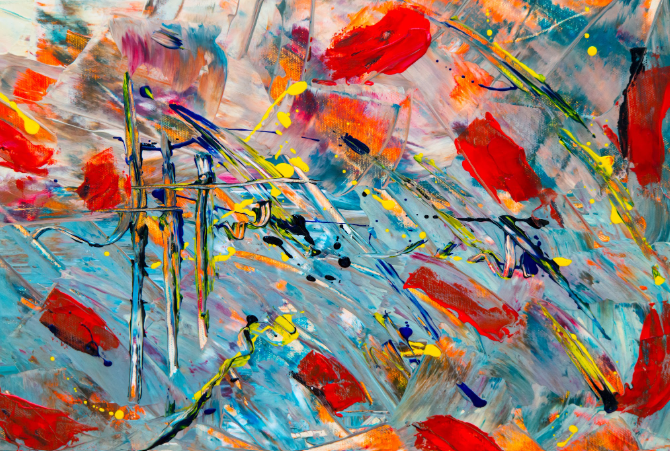 oil pastel Art