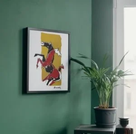 A curated Indian art collection styled for the home
